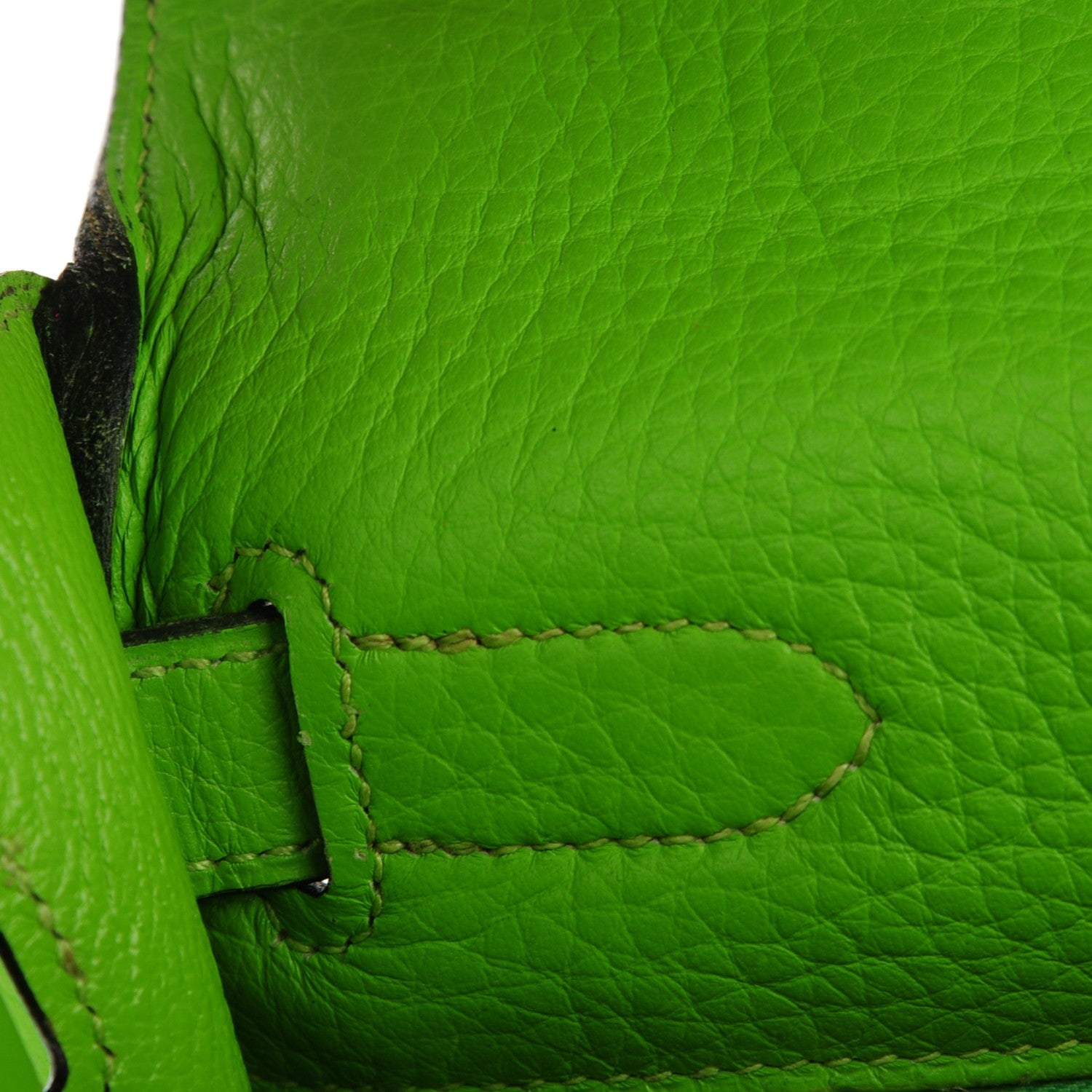 Hermes Taurillon Clemence Kelly Retourne 32 Vert Cru 18 of 24
