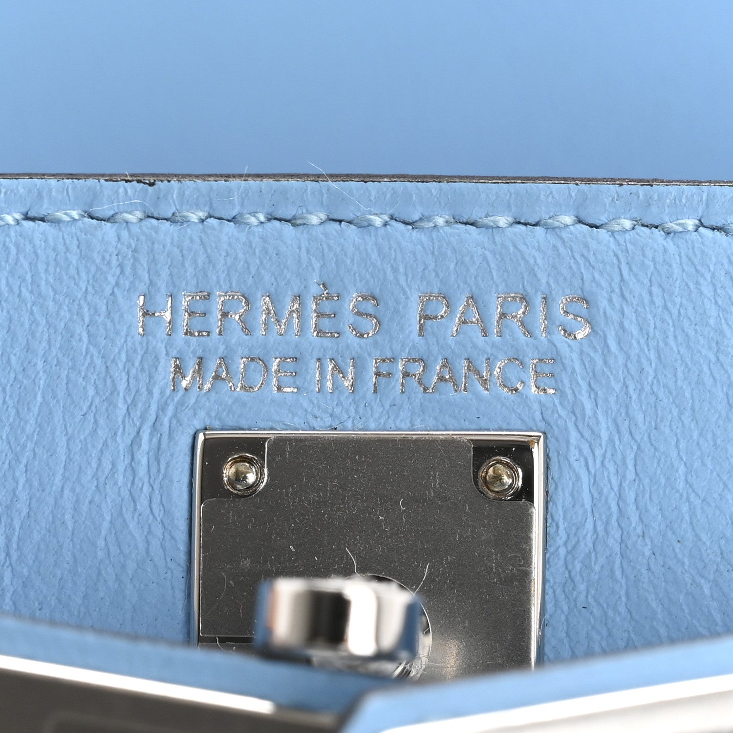 Hermes Swift Kelly Festival Bag Charm Celeste 5 of 6