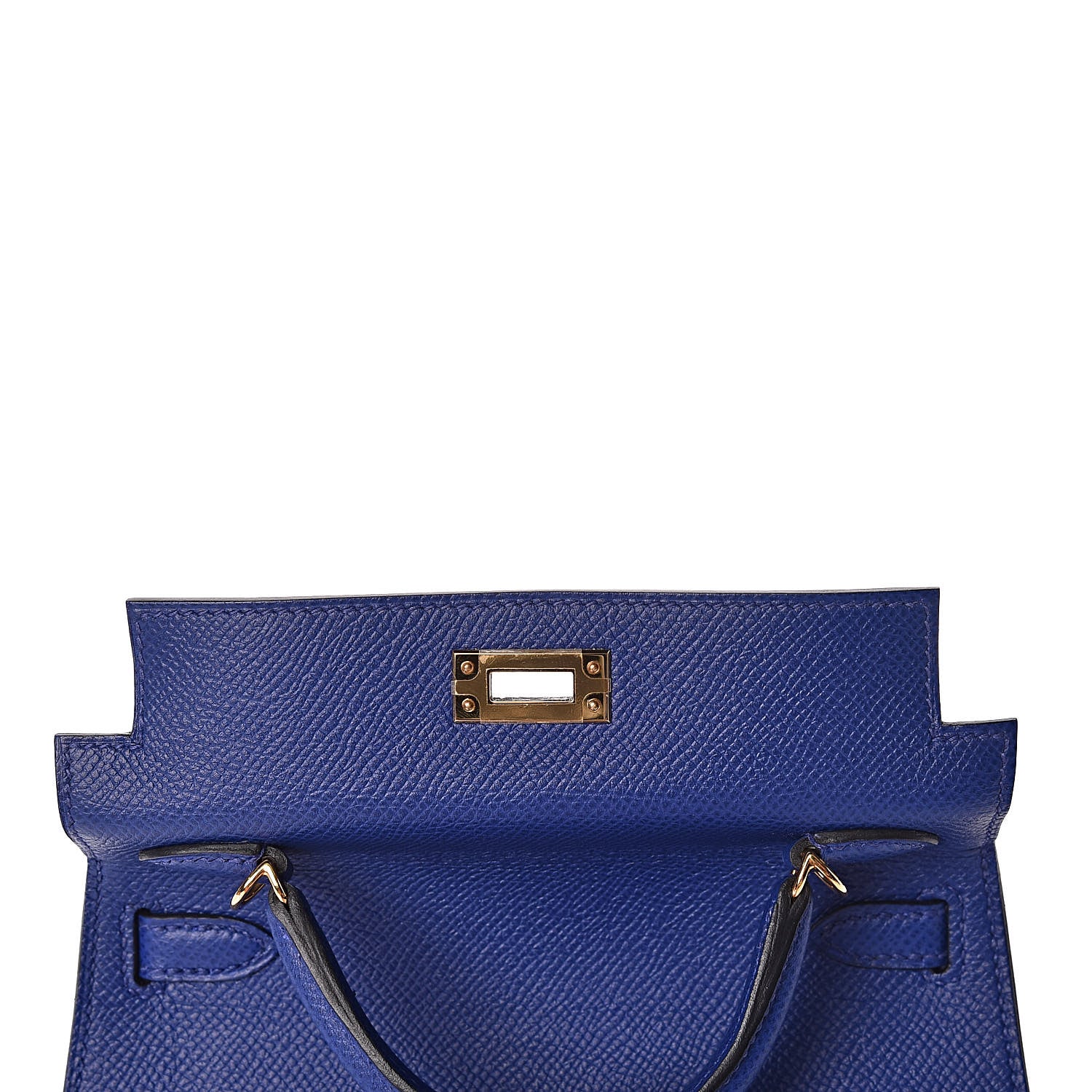 Hermes Epsom Mini Kelly Sellier 20 Bleu Electrique 10 of 29