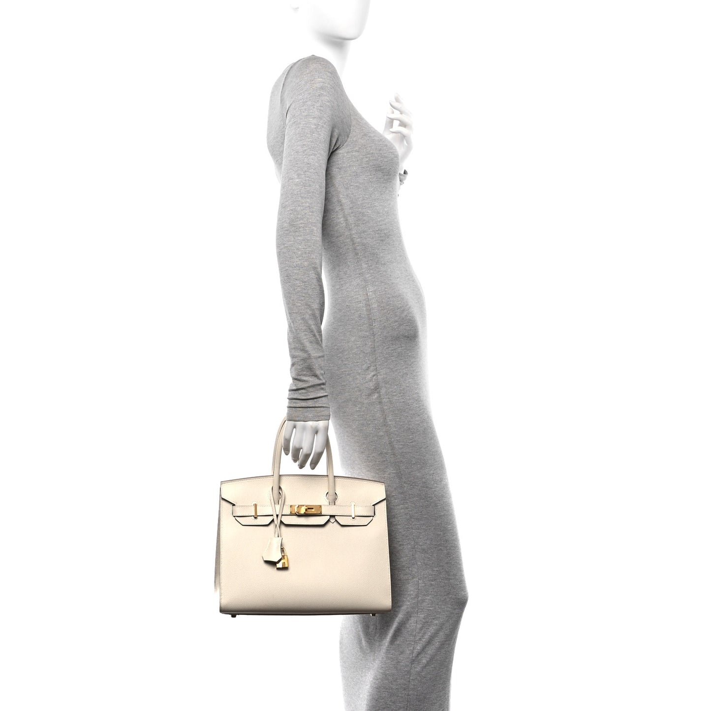 Epsom Birkin Sellier 30 Craie