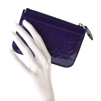 Louis Vuitton Vernis Key Pouch Blueberry 2 of 8