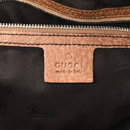 Gucci Calfskin Medium Bamboo Bar Shoulder Bag Light Brown 6 of 10