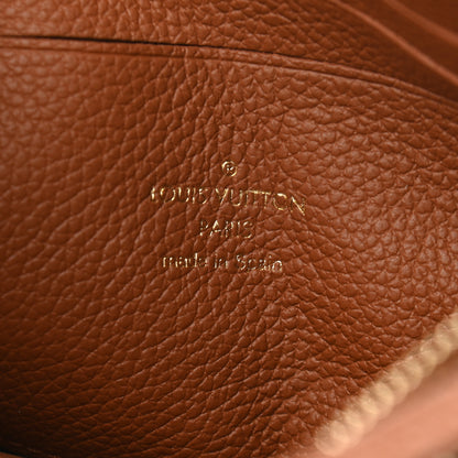 Louis Vuitton Empreinte Monogram Giant Double Zip Pochette Caramel 6 of 8