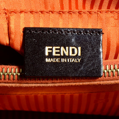Fendi Vitello Elite Regular 2Jours Tote Arancio 6 of 12