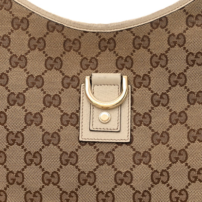 Gucci Monogram Large Abbey D Ring Hobo Off White 8 of 14