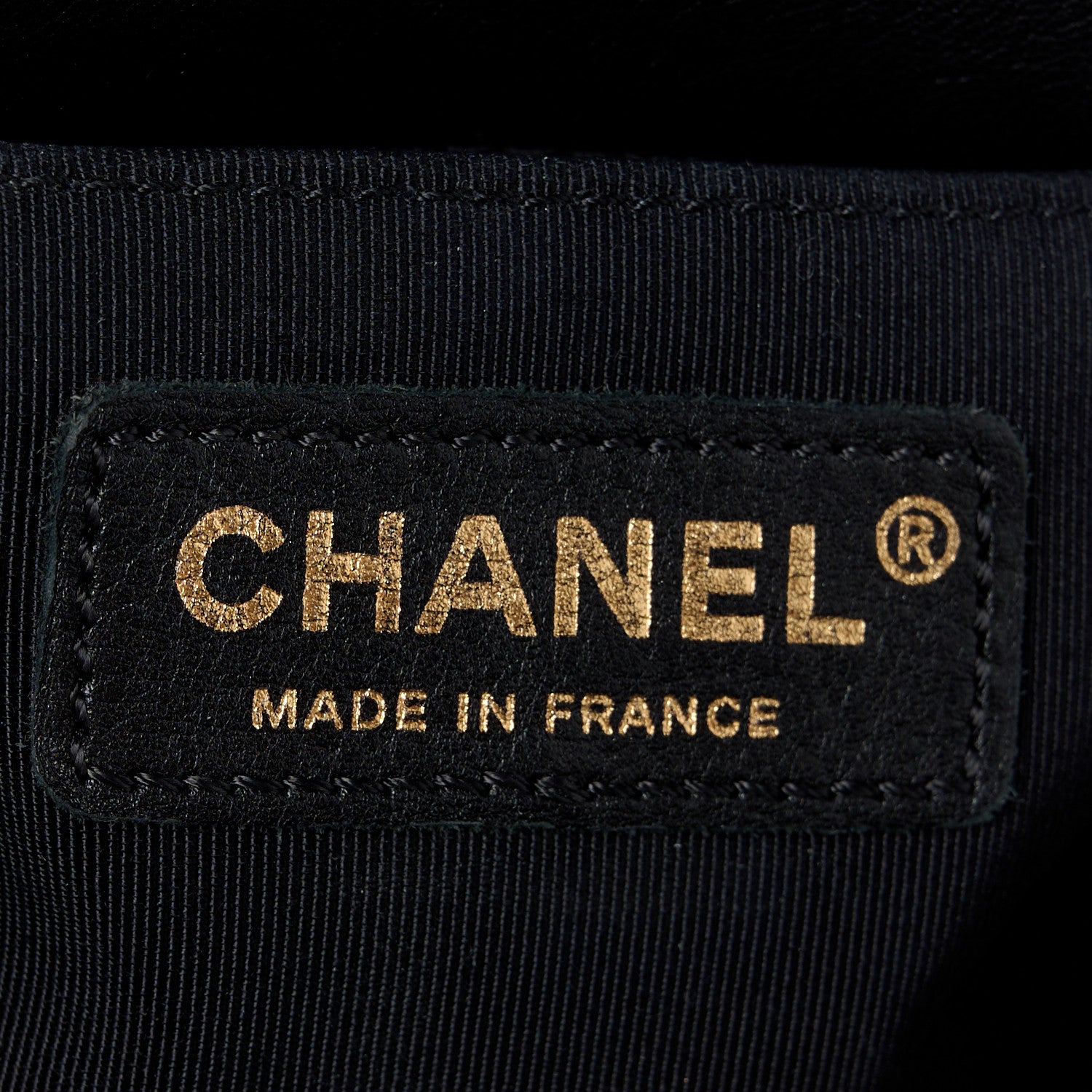 Chanel Sheepskin Braided Small Boy Reverso Flap Black 6 of 10