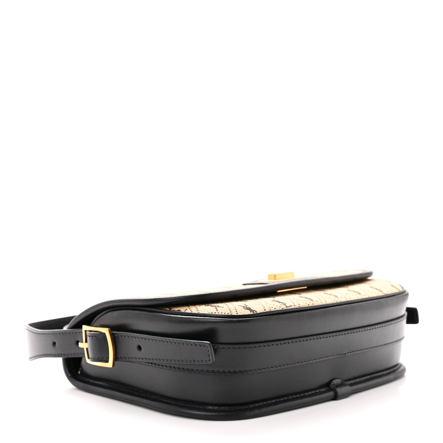 Saint Laurent Canvas Monogram All Over Satchel Bag Beige 4 of 11