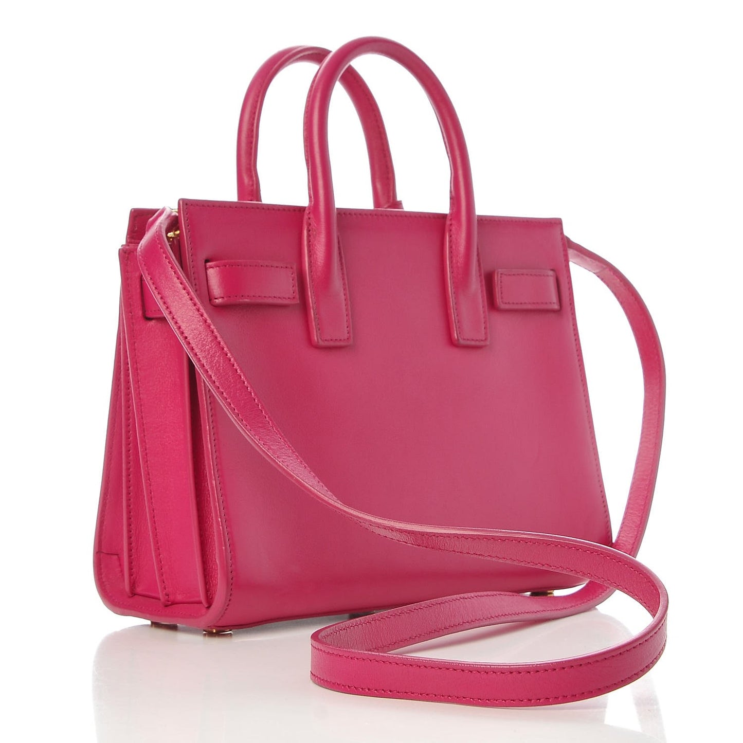 Calfskin Nano Sac De Jour Lipstick Fuchsia