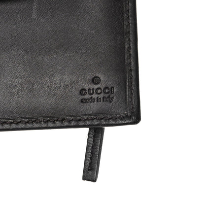 Gucci Monogram Calfskin Ladies Web Continental Wallet Beige Ebony Cocoa 6 of 13