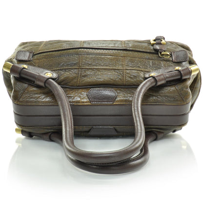 FASHIONPHILE SALVATOREFERRAGAMOLeatherStitchedGanciniBagBrown 5 of 7