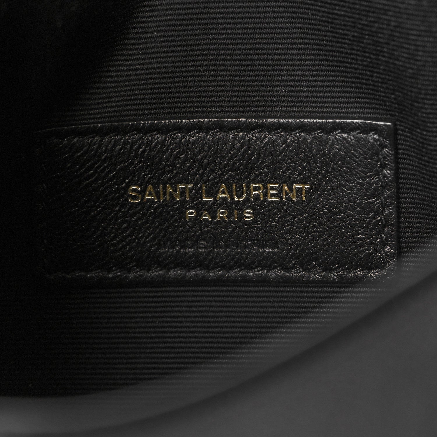 Saint Laurent Grain De Poudre Uptown Baby Pouch Black 6 of 10