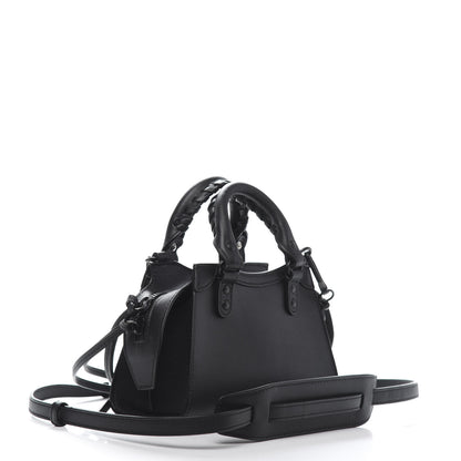 Balenciaga Smooth Calfskin Neo Classic Black Hardware Nano City Crossbody Black 3 of 9