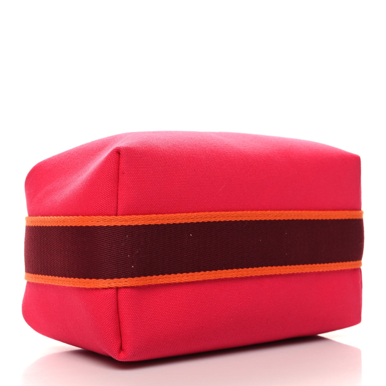 Hermes Canvas Small Bride-A-Brac Pouch Hibiscus 4 of 9