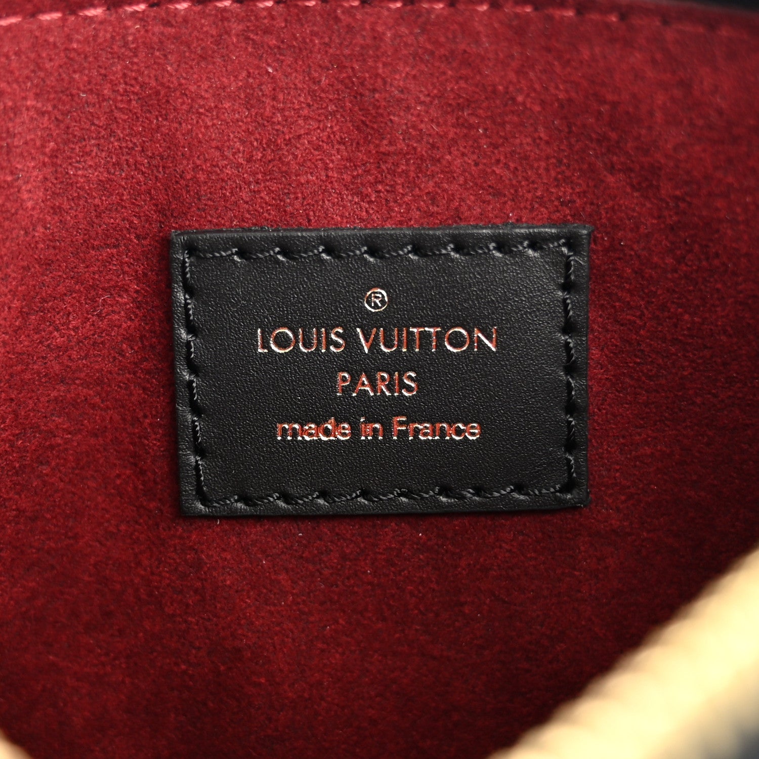 Louis Vuitton Empreinte Monogram Giant Neonoe MM Pochette Black Beige 6 of 7