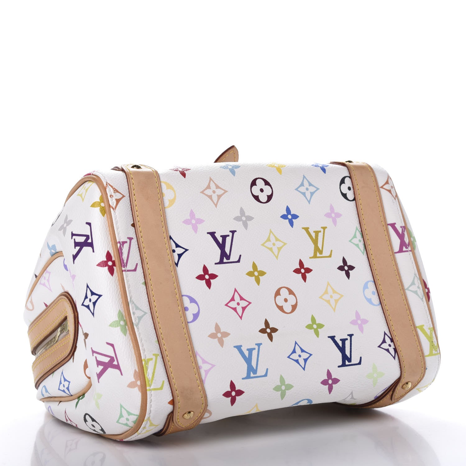 Louis Vuitton Monogram Multicolor Priscilla White 3 of 9