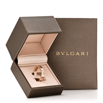 Bulgari 18K Rose Gold B.Zero1 One-Band Ring 57 8 7 of 7