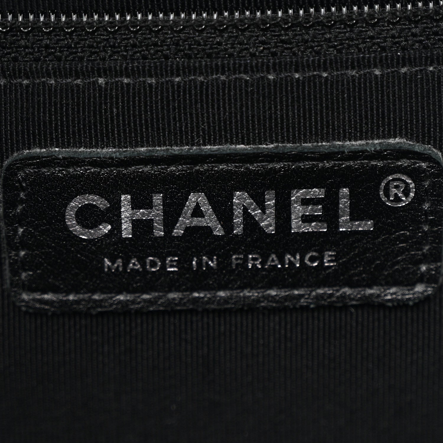 Chanel Lambskin Surpique Chevron Medium Single Flap Black 6 of 10