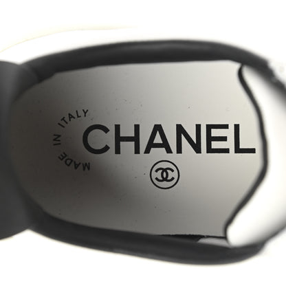 Chanel Calfskin CC Womens Sneakers 35.5 White 7 of 9