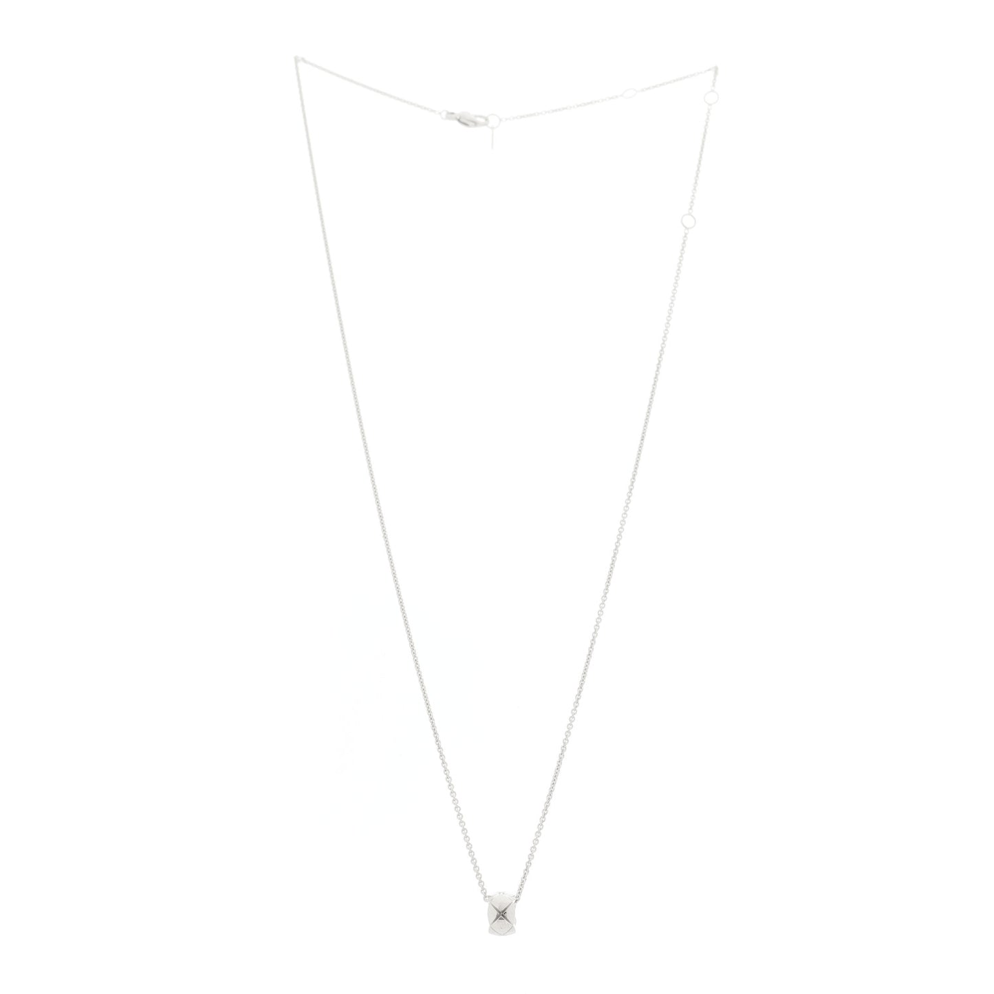 18K White Gold Coco Crush Pendant Necklace