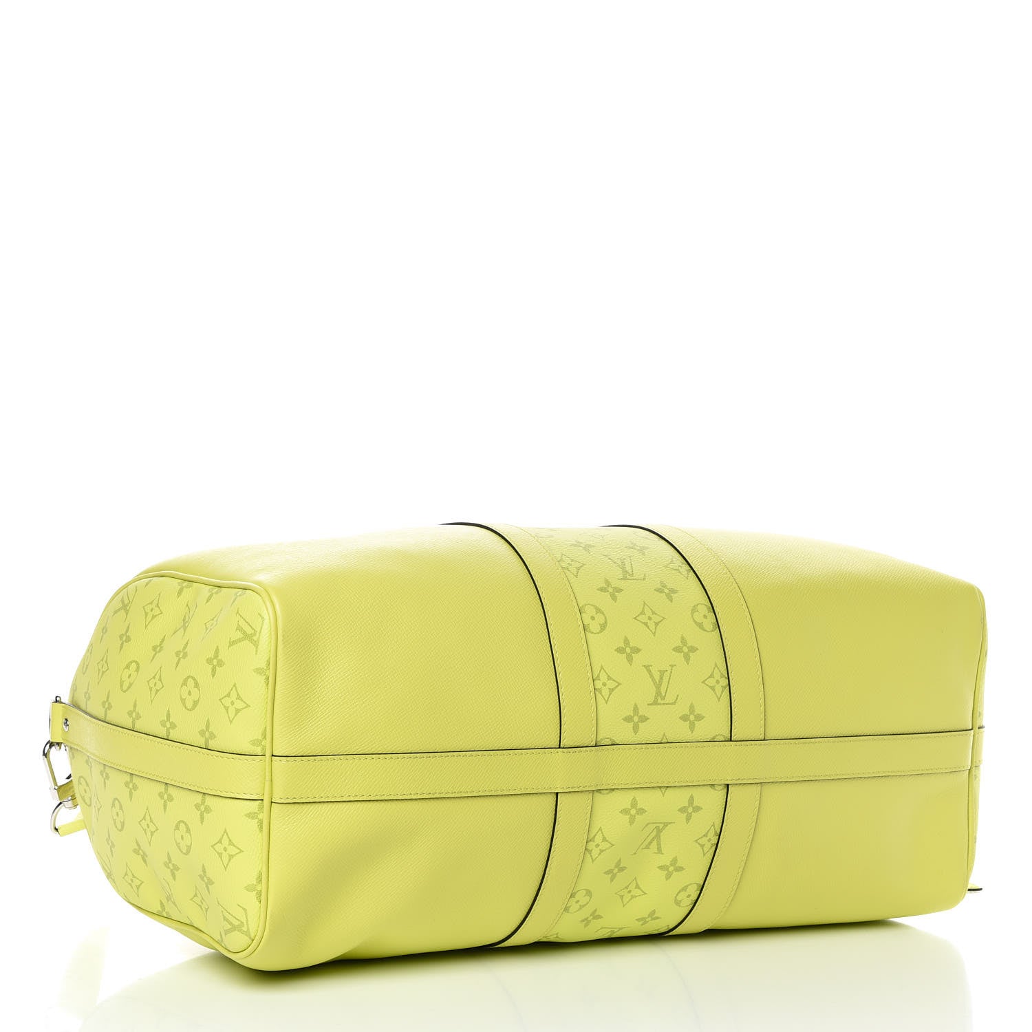 Louis Vuitton Monogram Taiga Keepall Bandouliere 50 Yellow 4 of 10