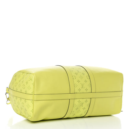 Louis Vuitton Monogram Taiga Keepall Bandouliere 50 Yellow 4 of 10
