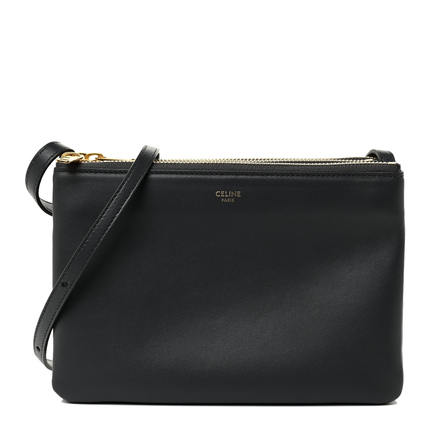 Lambskin Small Trio Crossbody Bag Anthracite