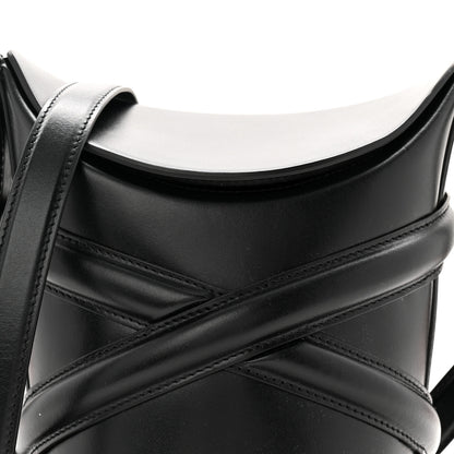 Alexander McQueen Calfskin The Curve Small Shoulder Bag Black 8 of 12