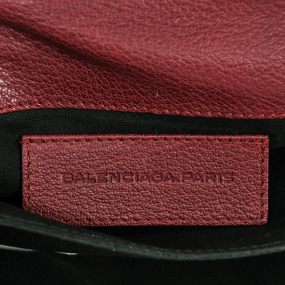Balenciaga Chevre Hamilton Giant 12 Gold Hardware Envelope Clutch Bordeaux 6 of 9