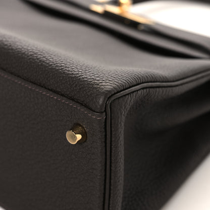 Hermes Togo Kelly Retourne 28 Bai Brun 9 of 12