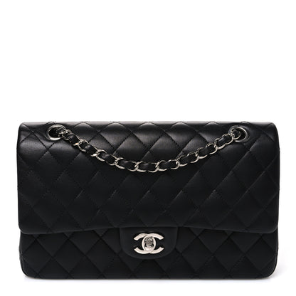 Chanel Lambskin Quilted Medium Double Flap Black 1 of 10
