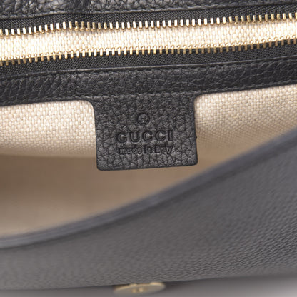 Gucci Pebbled Calfskin Medium Soho Flap Crossbody Black 10 of 22