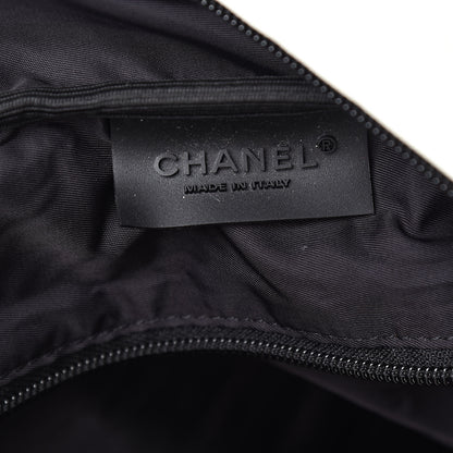 Chanel Nylon Sport Logo Duffel Bag White 6 of 13
