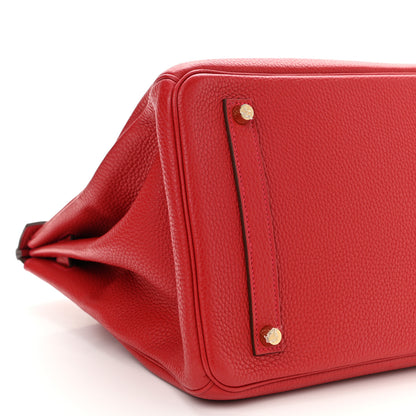 Hermes Togo Birkin 35 Rouge Casaque 8 of 11