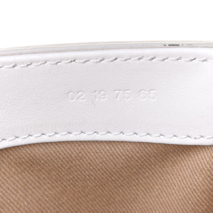 Chloe Shiny Calfskin Suede Mini C Bag Brilliant White 6 of 9