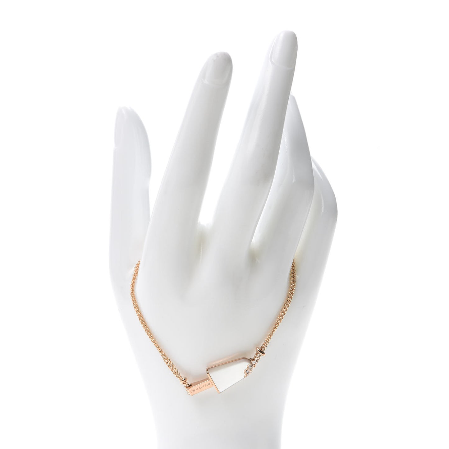 18K Rose Gold Mother of Pearl Diamond Gelati Bracelet ML