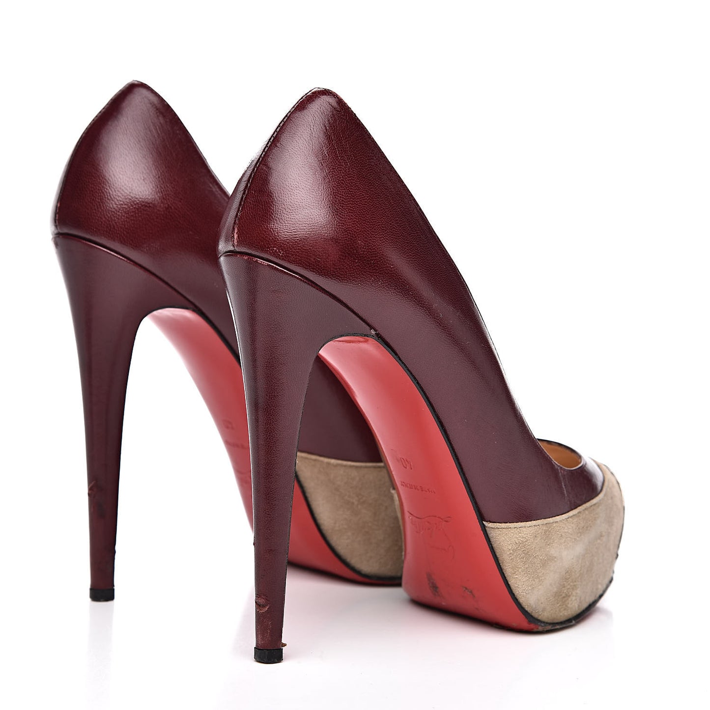 Suede Calfskin Maggie 160 Pumps 40 Burgundy