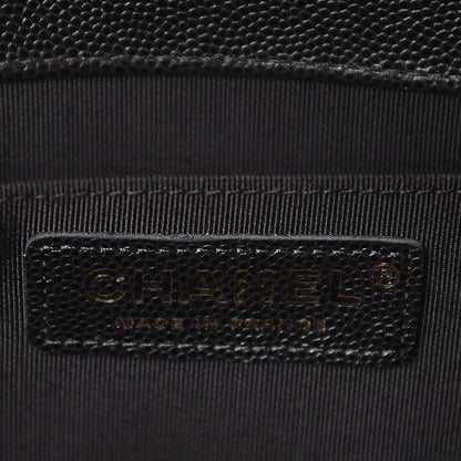 Chanel Caviar Quilted Medium Boy Flap Black 6 of 9