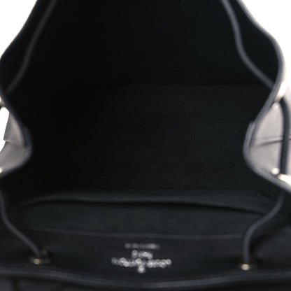Louis Vuitton Calfskin Lockme Backpack Black 5 of 8