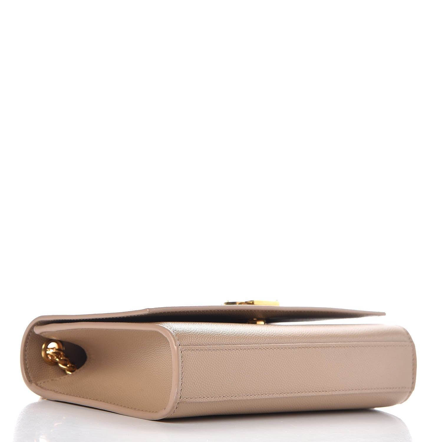 Saint Laurent Grain De Poudre Small Monogram Kate Satchel Nude Powder 4 of 7