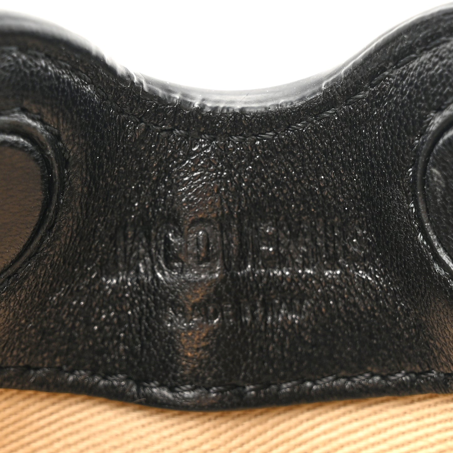 Lambskin Le Petit Calino Ring Top Handle Bag Black