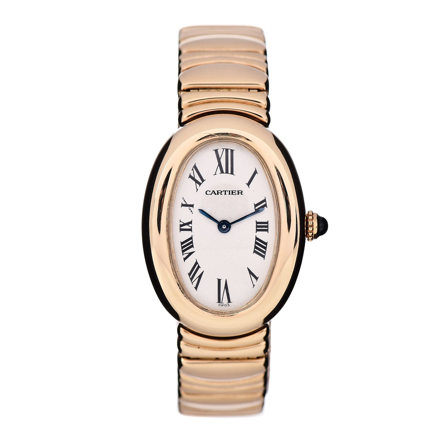 18K Yellow Gold 22mm Baignoire Quartz Watch
