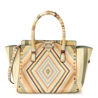 Valentino Garavani Vitello Native Couture 1975 Mini Rockstud Tote Multicolor 1 of 12