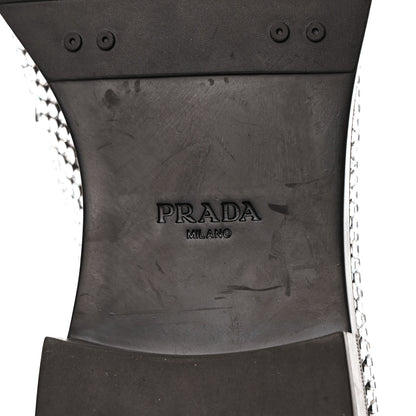 Prada Satin Crystal Mens Derby Loafers 8 Crystal 6 of 10