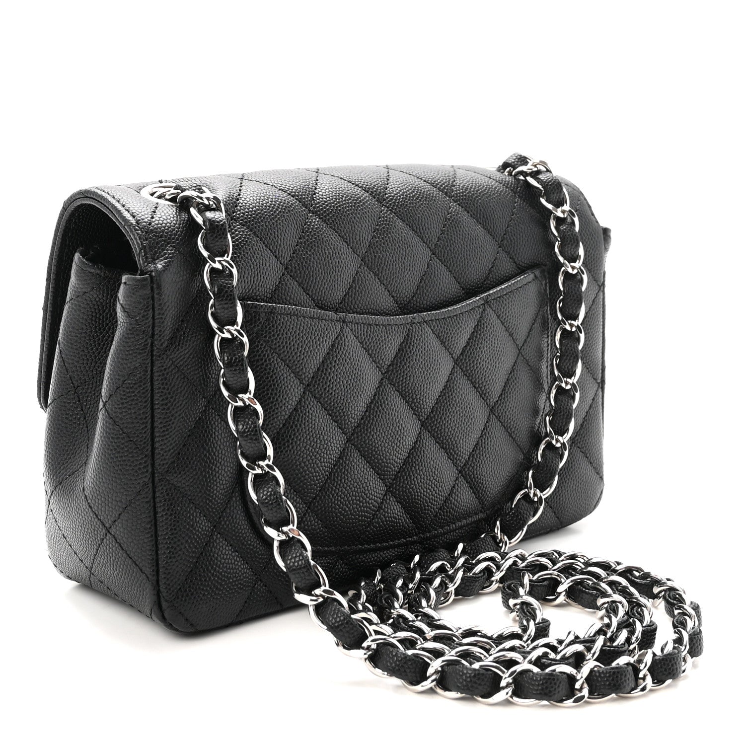 Chanel Caviar Quilted Mini Rectangular Flap Black 3 of 10