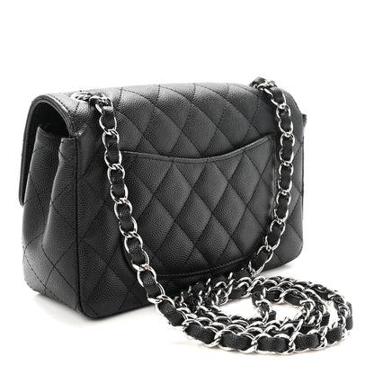 Chanel Caviar Quilted Mini Rectangular Flap Black 3 of 10