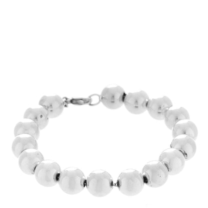 Tiffany Sterling Silver 10mm HardWear Ball Bracelet 1 of 5