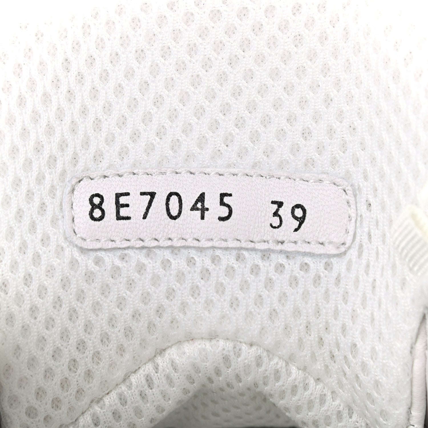 Fendi Nappa Macro FF Embossed Womens High Top Sneakers 39 White Ice 8 of 8