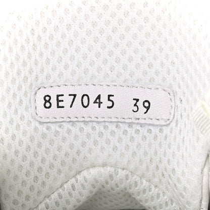 Fendi Nappa Macro FF Embossed Womens High Top Sneakers 39 White Ice 8 of 8