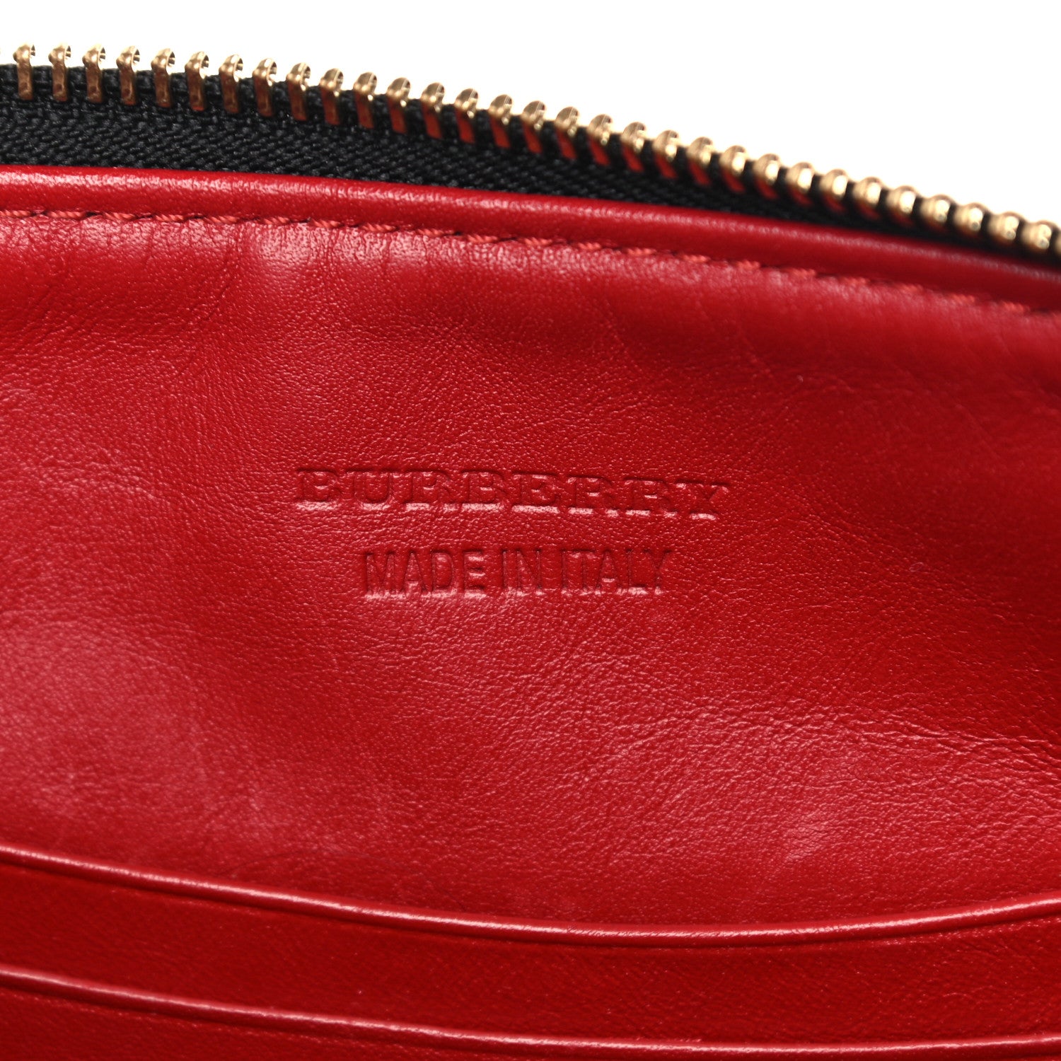 Burberry Horseferry Check Crossbody Clutch Bag Parade Red 5 of 12