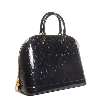 Louis Vuitton Vernis Alma GM Blue Infini 3 of 7